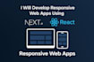 develop responsive web apps using next js and reactjs