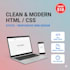 create high converting custom HTML CSS landing page design in lowest price