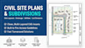 design civil site plans, subdivision, drainage and utility plans