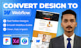 design, redesign a webflow website, figma to webflow