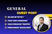 do general guest post backlink, high da guest post and SEO guest posting service