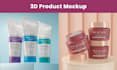 going to create a 3d mockup of the packaging