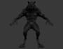 create aaa 3d creatures design, blender rig, xgen fur,blender,unity,ue5 werewolf