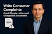 write consumer complaints fraud dispute letters and chargeback documents