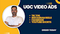 create a male ugc spokesperson video for facebook, instagram, your website