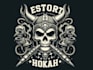 create professional skull hookah logo