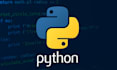handle your python projects, scripts, and coding tasks