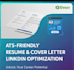create a professional friendly resume, cover letter