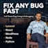 fix any bug in your web or app in laravel, react, wordpress, node, python