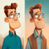 create any cartoon character