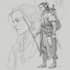 fantasy character sketch for you