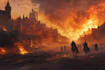 digitally paint fantasy landscape