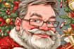 draw christmas cartoon caricature
