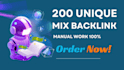 do 200 manual dofollow mix backlinks high da