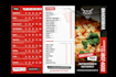 create a professional custom food restaurant menu design