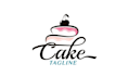 design cake, desserts, cookie, candy, bakery logo
