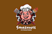 create modern style for barbecue mascot logo design service