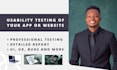 qa testing oa website review app testing with ui UX test IOS app website testing
