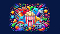 do movie theater mascots snacks logo with source file in 12 hours