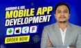 do mobile app development android ios app, building mobile app flutter developer