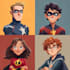 customized you in a superhero famous character