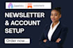 manage newsletter on beehiiv and substack account setup