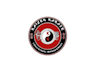 design super amazing karate school logo