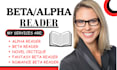 beta and alpha read your critique manuscript romance beta reading fantasy reader
