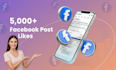 safe 5,000 facebook post likes with no bots