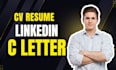 write federal usa uk candian europass CV resume enhance create linkedin profile