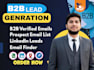 b2b lead generation, linkedin lead generation and build a prospect email list