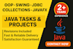 java console, swing, and javafx programming tasks