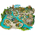 create a stunning theme park map or for your event