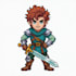 draw 2d game character or 2d game character