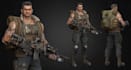realistic 3d character, game ready soldier, stylized 3d model,rig3d, pbr texture