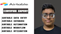 set up airtable, airtable automation and database