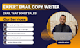 write profit driven email sequences for dtc ecommerce brands