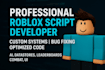 script custom abilities, particle, system, vfx, animation for your roblox game