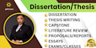 edit proposals, data analysis, dissertations, capstone projects