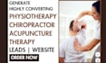 generate physiotherapy leads chiropractor acupuncture therapy website