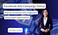 setup facebook ads with pixel and conversion API