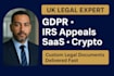 draft gdpr policy, irs appeal letters, saas agreements and crypto compliance doc
