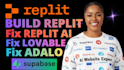create replit app fix replit bugs ai, build lovable ai website base444 8n8