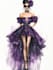 draw a unique fashion illustration