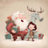 draw christmas cartoon caricature