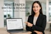 write quality research white papers and articles