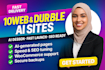 design ai website using 10web durable ai duda vev carrd showit website redesign