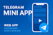 build a modern telegram mini app with clean UX