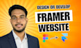 build a professional framer website with smooth animations