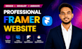 build a professional framer website, figma to framer, framer landing page